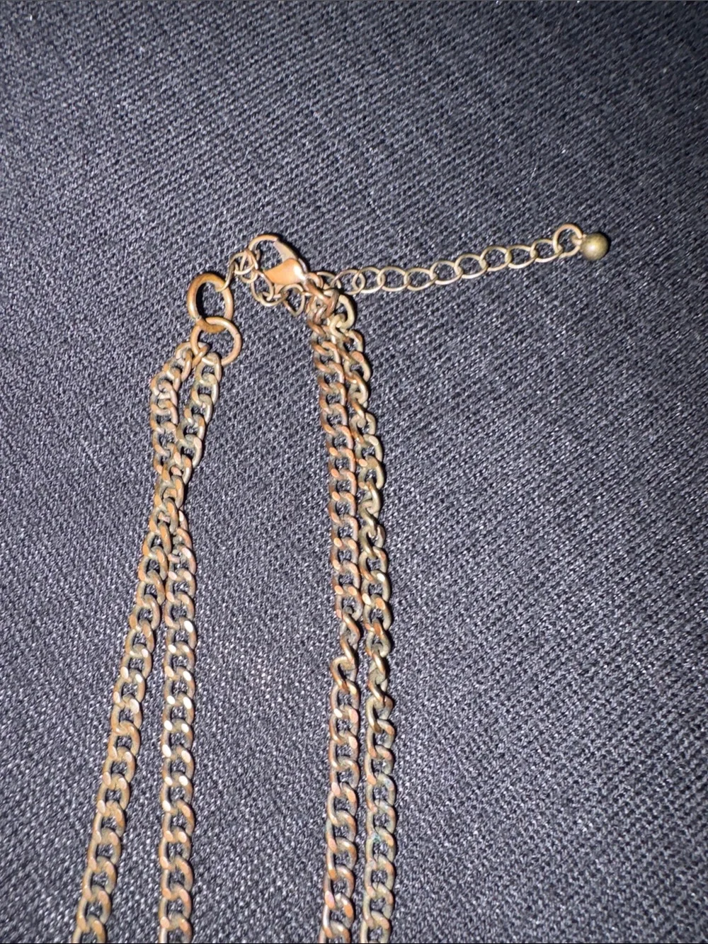 Layered Cross and Coin Pendant Necklace